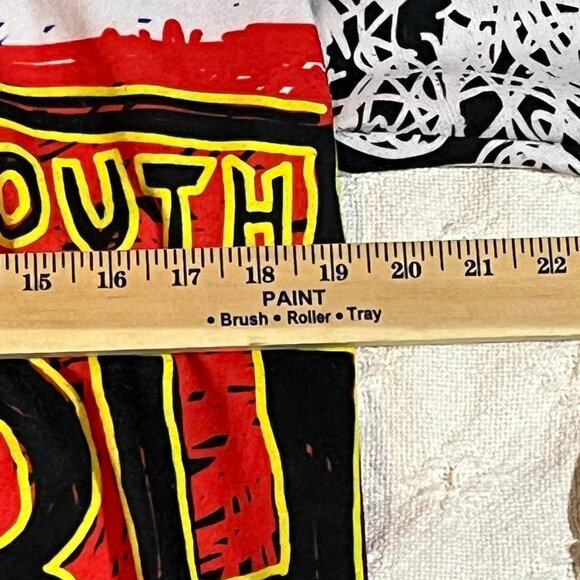 90s Ron Bass 'What You Fighting For?' youth sweater size L - Picture 5 of 8